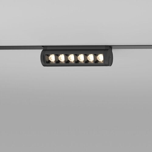 Slim Magnetic Трековый светильник 6W 4200K Alter чёрный - фото 1