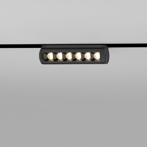 Трековый светильник 6W 4200K Alter чёрный Slim Magnetic - фото 1
