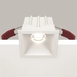 Встраиваемый светильник Альфа / Alfa LED 10 Вт 4000 К 36° (Белый) DL043-01-10W4K-SQ-W