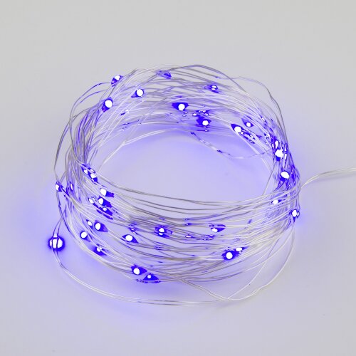 ULD-S0500-050-SCB-2AA PURPLE IP20 DEW Гирлянда светодиодная на батарейках 2AA не в-к, Роса, 5м, 50 светодиодов, Фиолетовый свет, Провод медный, TM Uniel - фото 2