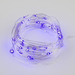 ULD-S0500-050-SCB-2AA PURPLE IP20 DEW Гирлянда светодиодная на батарейках 2AA не в-к, Роса, 5м, 50 светодиодов, Фиолетовый свет, Провод медный, TM Uniel