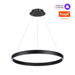 Светильник подвесной диммир. со сменой цв. температуры (управл. - пульт ДУ или прилож. Smart Life) «Novotech» 359450, серия: SOTTO (крепление на планке) - Приложение Smart Life