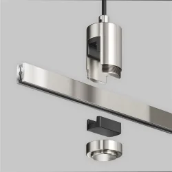 Подвес тросовый Hang с вводом питания Flarity платина (Платина)