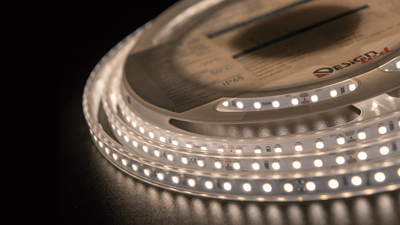 Светодиодная лента 9.6Вт 24В IP65 нейтральное свечение, DSG3120-24-NW-65. Фото 3