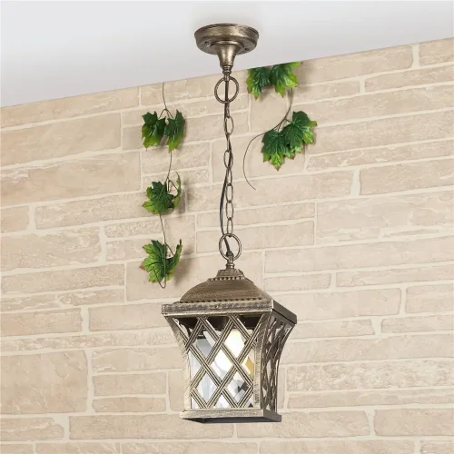 Уличный подвесной светильник Cassiopeya H черное золото IP44 Cassiopeya H черное золото - фото 2