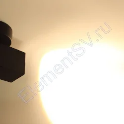 Светодиодный светильник JH-MZTD-112 black VG8 (220V, 10W, warm white)
