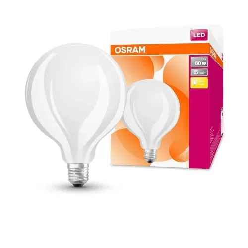 Лампа светодиодная филаментная 7W/2700K (=60W) E27 | GLOBE 125 | LED Star FILAMENT | - OSRAM. Фото 3