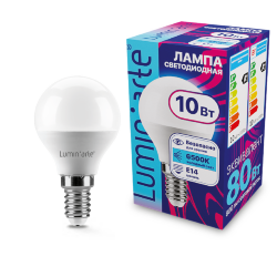 Светодиодная лампа Luminarte LSTD-G45-10W6KE14 10Вт 6500K E14
