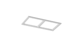 Рамка двойная для серии COMBO 3, квадратная, белая, COMBO-3S2-WH купить в SWG - официальный производитель - фото