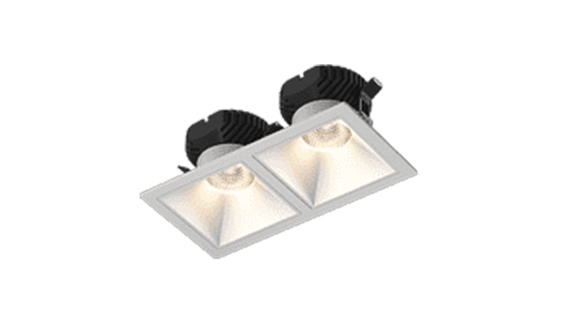 'Рамка двойная для серии COMBO 3, квадратная, белая, COMBO-3S2-WH. Фото 3