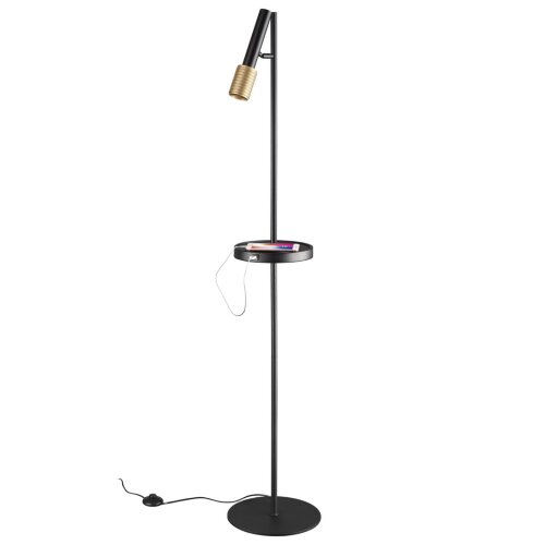 Торшер с полкой/USB «ODEON LIGHT» 4240/1F, серия: MEHARI (крепление на планке). Фото 3.