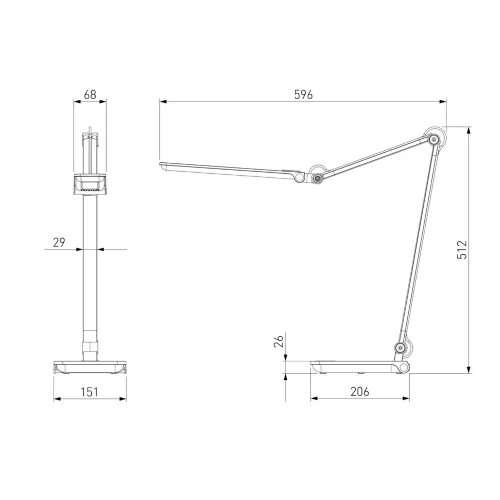 Светильник светодиодный настольный Great графит TL70240 - фото 6