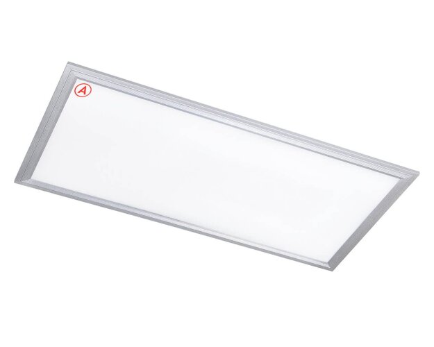 Светодиодная панель 595x259x10 мм 21 Ватт с серой рамкой 6000К с Бап-1 - фото