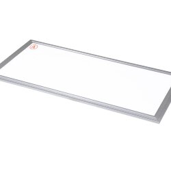 Светодиодная панель 595x259x10 мм 21 Ватт с серой рамкой 6000К с Бап-1