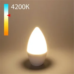 Светодиодная лампа "Свеча" C37 8W 4200K E14 BLE1403 (048727)