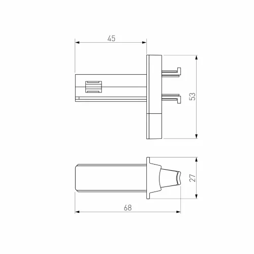 Slim Magnetic Соединитель для круглого шарнирного коннектора (чёрный) 85011/00 85011/00 - фото 6