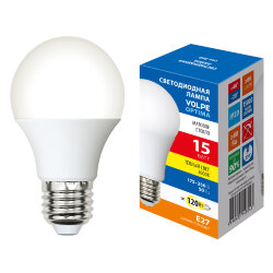 LED-A60-15W-3000K-E27-FR-SLS Лампа светодиодная, Форма A, матовая, Теплый белый свет 3000K