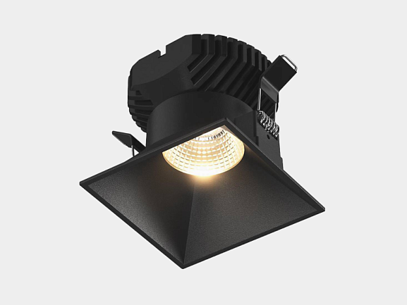 Корпус светильника потолочный встраиваемый, COMBO-34-BL, Черный, IP20, COMBO-34-BL. Фото 2