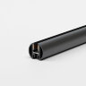 Mini Magnetic Шинопровод накладной Round черный 2м - Фото 2
