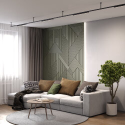 Mini Magnetic Шинопровод накладной Round черный 2м 85165/00 (067258)