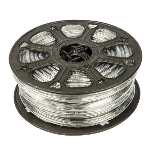 ULD-D50 50M-С08 IP44 RED Гирлянда светодиодная Дюралайт, 50м, С контроллером, Красный свет, Провод черный - фото 5