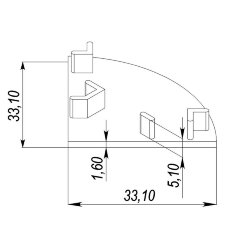 Заглушка для LC-LPU-3333 Левая