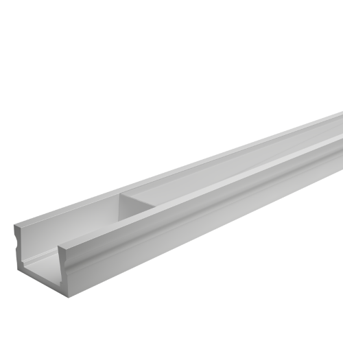 Профиль алюминиевый накладной WOLTA WAP-S-16/6/2000-W белый 6х16х2000мм - фото 1.
