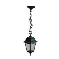 UUL-A01H 60W-E27 IP44 BLACK SILVER Светильник уличный, под лампу Е27, Архитектурный подвесной, Корпус темно-серебристый, TM Uniel