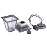 UUL-A01H 60W-E27 IP44 BLACK SILVER Светильник уличный, под лампу Е27, Архитектурный подвесной, Корпус темно-серебристый, TM Uniel - фото 2