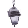 UUL-A01H 60W-E27 IP44 BLACK SILVER Светильник уличный, под лампу Е27, Архитектурный подвесной, Корпус темно-серебристый, TM Uniel - фото 3