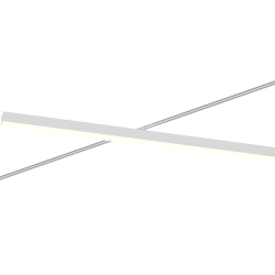 Трековый светильник 6063 5050 TR2 (RAL9003/1250mm/Prizma — 4K/48W)