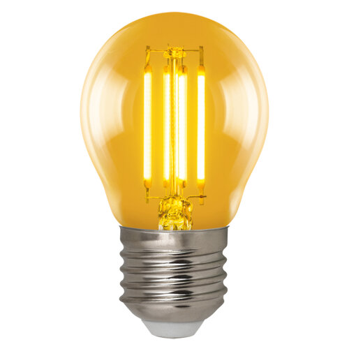 LED-G45-5W-GOLDEN-E27 GLV21GO Лампа светодиодная Vintage, Форма шар, золотистая колба - фото 1