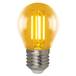 LED-G45-5W-GOLDEN-E27 GLV21GO Лампа светодиодная Vintage, Форма шар, золотистая колба