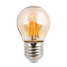 LED-G45-5W-GOLDEN-E27 GLV21GO Лампа светодиодная Vintage, Форма шар, золотистая колба - фото 2
