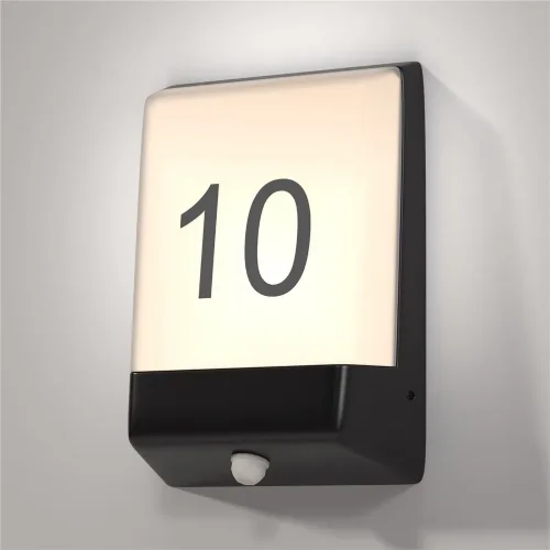 Настенный светильник (бра) Row 3000K 9Вт IP 44 (Графит) - фото 2