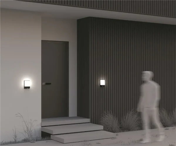 Настенный светильник (бра) Row 3000K 9Вт IP 44 (Графит) - фото 7