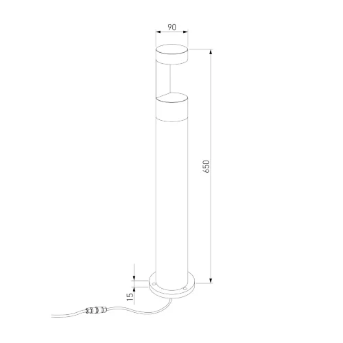 Ландшафтный светильник Nimbus 3000K cерый IP54 35126/F серый - фото 5