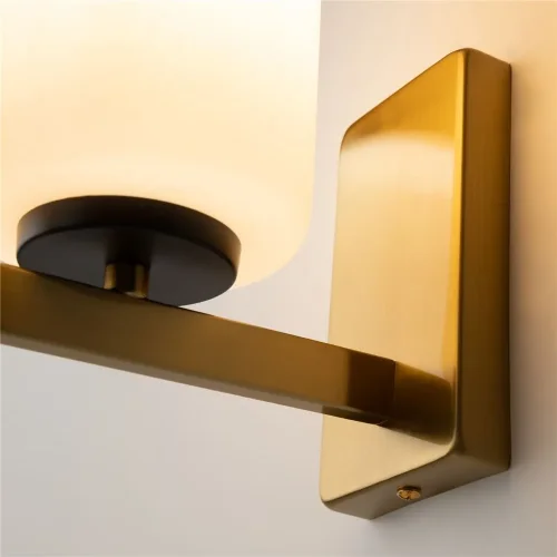 Настенный светильник (бра) Fortano E27х1 40Вт (Черный и Латунь) - фото 7