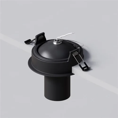 Встраиваемый светильник Фокус С / FOCUS S 1*GU10 10 Вт (Черный) C048CL-01-GU10-B - фото 10