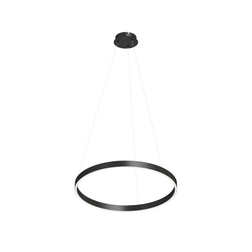 Светильник подвесной RAYDIA, 40 Вт, 3000–4000К, ?600?1500 мм, металл+акрил, черный, свет вверх/вниз. Фото 5