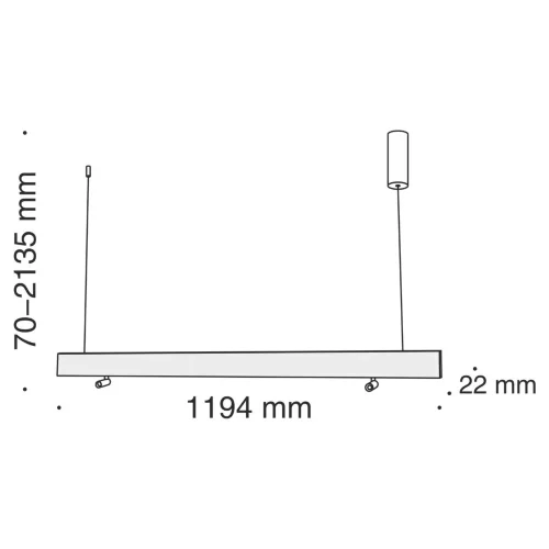 Подвесной светильник Puntero 1x30Вт 4000K (Белый) - фото 5