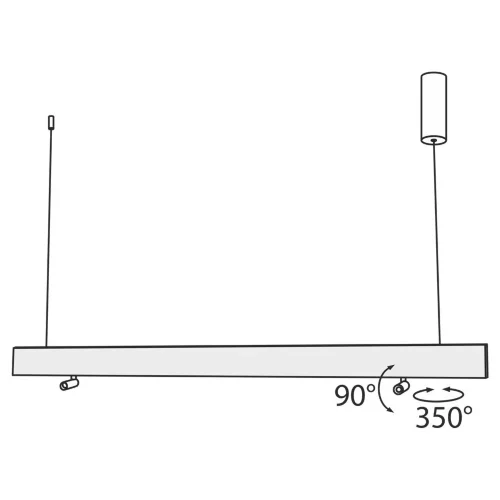 Подвесной светильник Puntero 1x30Вт 4000K (Белый) - фото 8