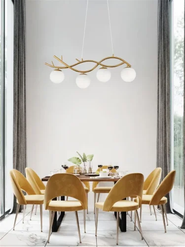 Подвесной светильник Freya FR8014PL-04BS (Латунь) - фото 4