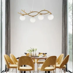 Подвесной светильник Freya FR8014PL-04BS (Латунь)