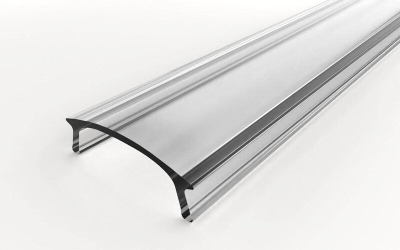 Рассеиватель поликарбонатный для профиля LC-LRM-P16-2 прозрачный - фото