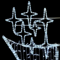 Светодиодная Консоль «Факел», 75 x 200 см, Белая, 220В