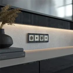 Розетка Ethernet RJ-45 (дымчатый) W1281004