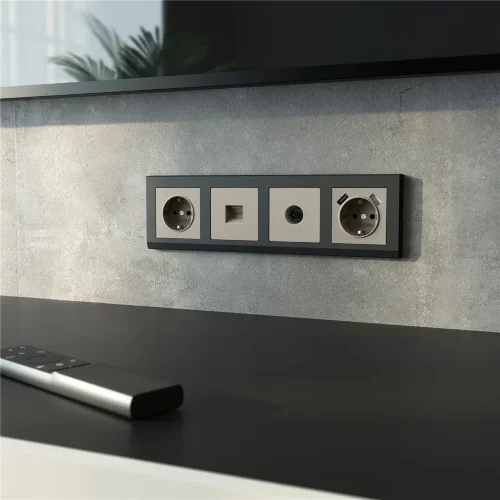 Розетка Ethernet RJ-45 (дымчатый) W1281004 - фото 4