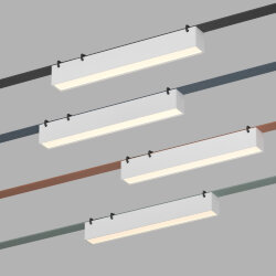 Cветильник для трека-ремня Belty, серия Linear, со светодиодом, L323*W40*H45мм, 48V DC, 12W, RA90, 120°, 4000K, IP20, белый, алюминий, Denkirs DK5574-WH