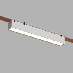Cветильник для трека-ремня Belty, серия Linear, со светодиодом, L323*W40*H45мм, 48V DC, 12W, RA90, 120°, 4000K, IP20, белый, алюминий, Denkirs DK5574-WH